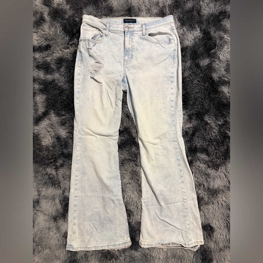 Light Wash Women's Flare Jeans - Unbranded